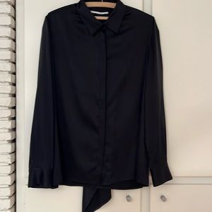 Rosetta Getty black silk shirt. Size 10. Perfect condition.